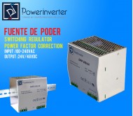 FUENTE DE PODER - SWITCHING POWER 100-240VAC /24VDC  10A (240W) RIEL DIN